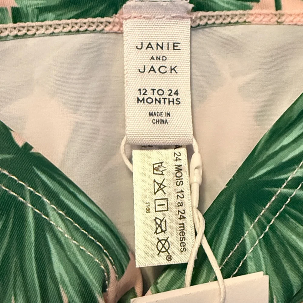 Janie & Jack Recycled Palm Swim Headwrap